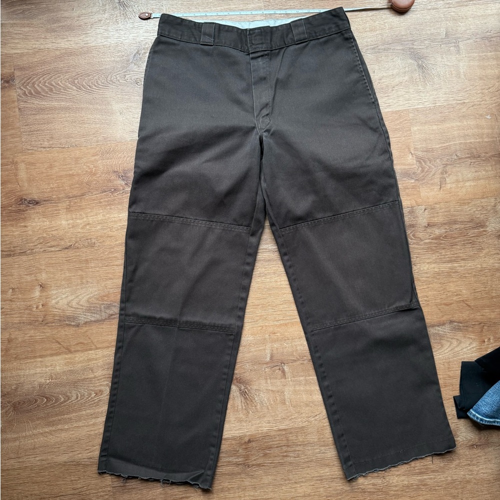 Dickies Men's Dark Brown Utility Work Pants